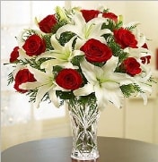 12 adet k�rm�z� g�l 4 dal kazablanka vazosu Ankara �i�ek sat���